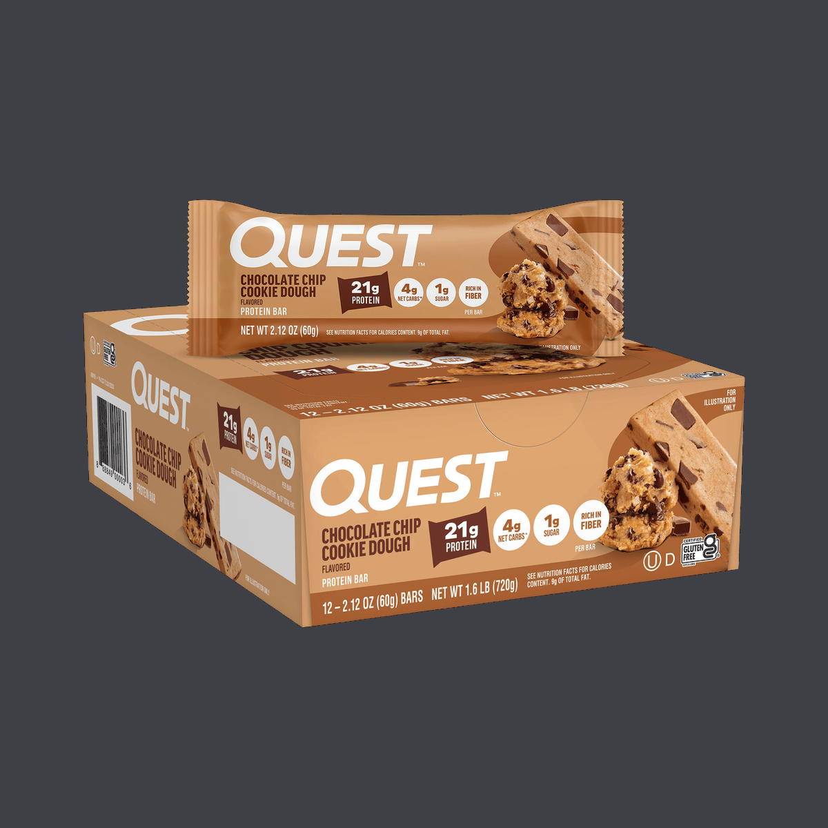 Quest Nutrition Quest Bar (Chocolate Chip Cookie Dough)