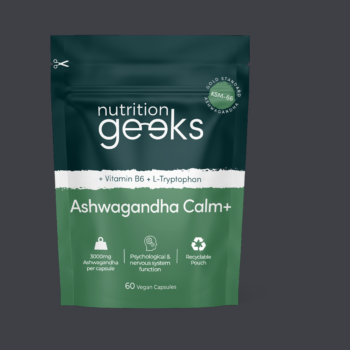 Nutrition Geeks Ashwagandha Calm+