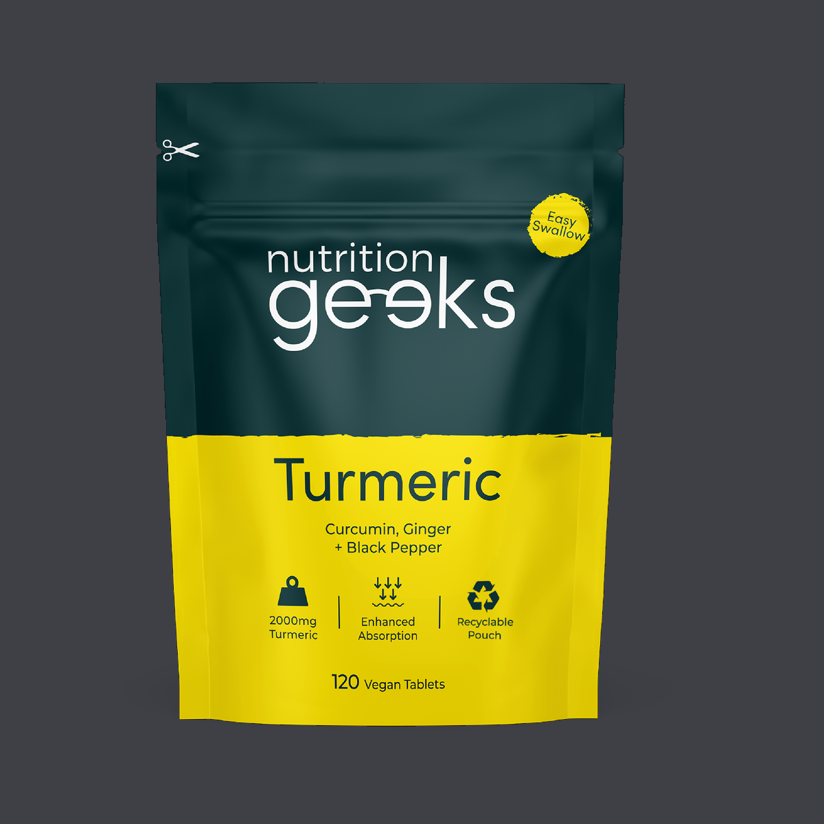 Nutrition Geeks Turmeric, Ginger & Black Pepper