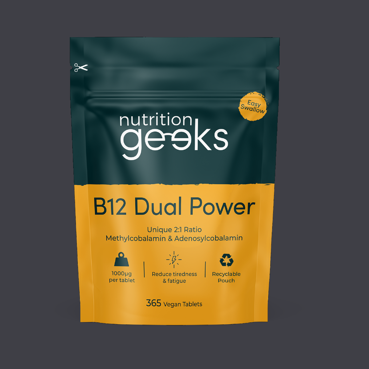 Nutrition Geeks Vitamin B12 Dual Power