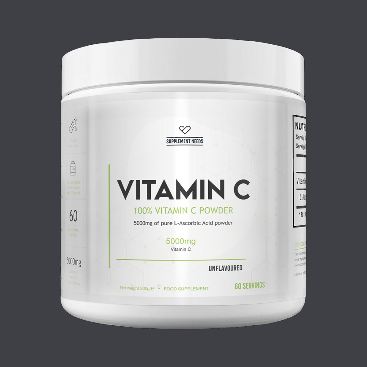 Supplement Needs Vitamin C Powder