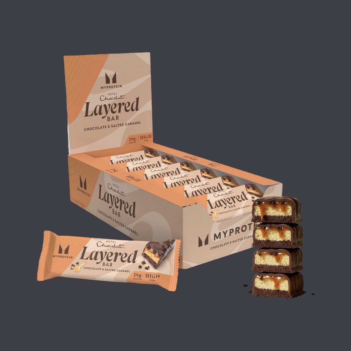 Myprotein Layered Protein Bar (Salted Caramel)